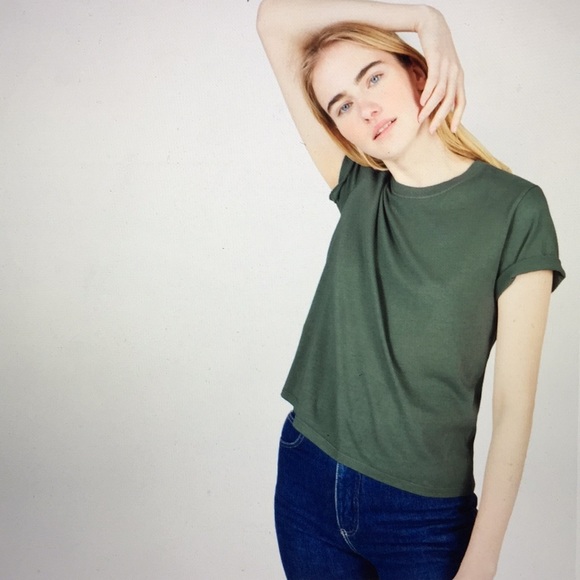 Everlane The Cotton Boxcut Tee In Size 